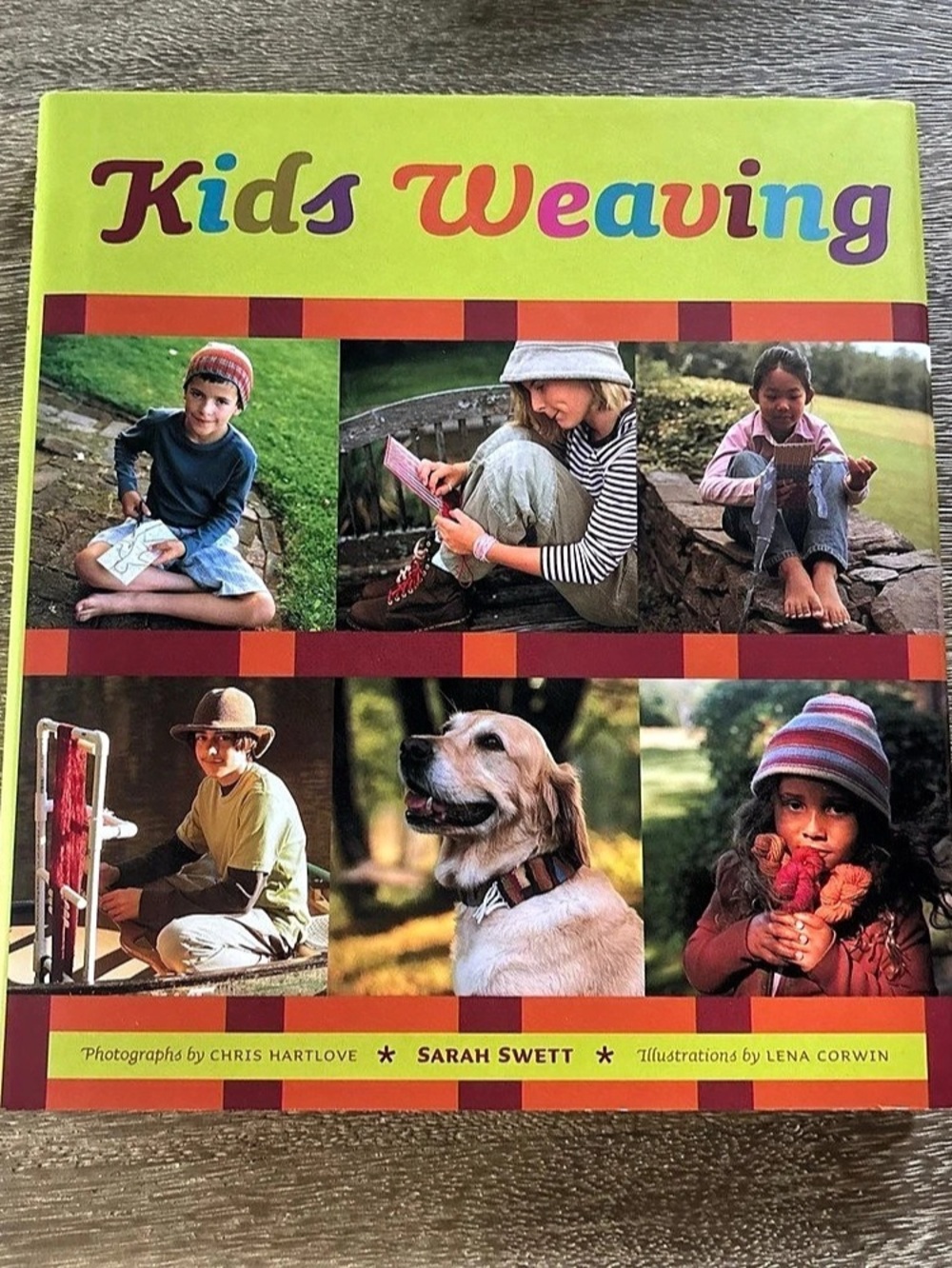 Kids Weaving Book by Sarah Swett
